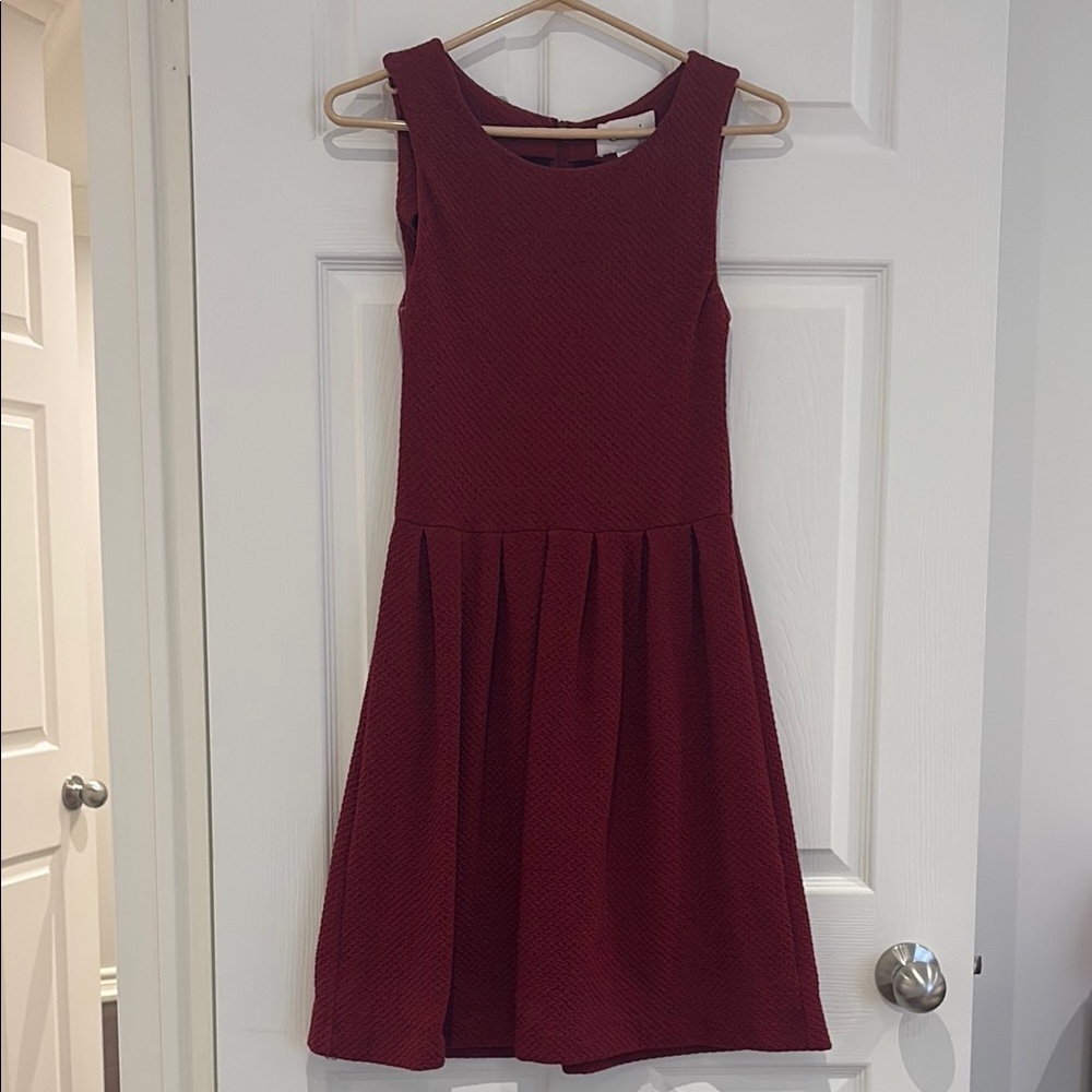 Ganni Burgundy Dress